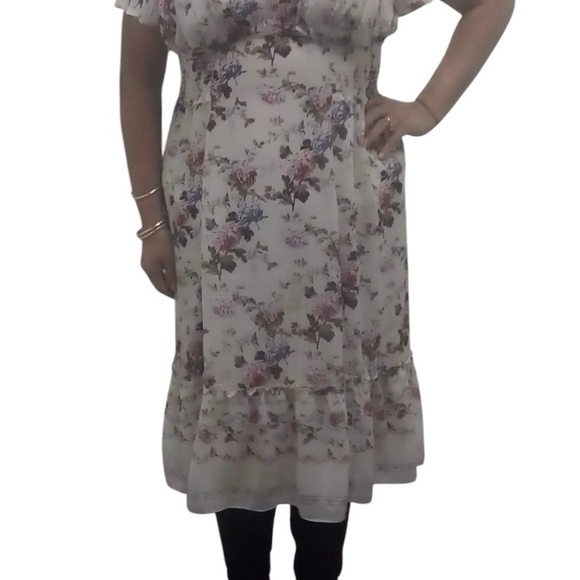 Max Studio floral print dress - Picture 3 of 3